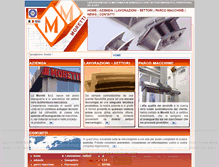 Tablet Screenshot of morettilavorazioni.it